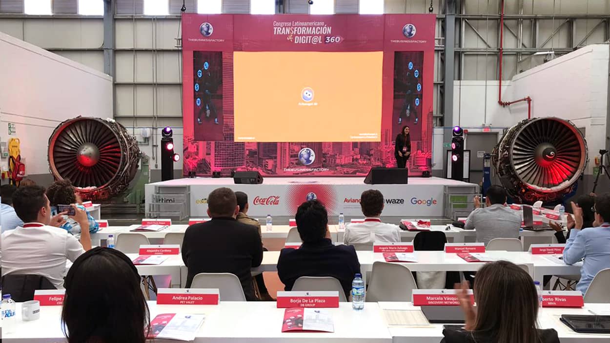 Conferencia Arkangel AI en el Congreso Latinoamericano de Transformación Digital de The Business Factory